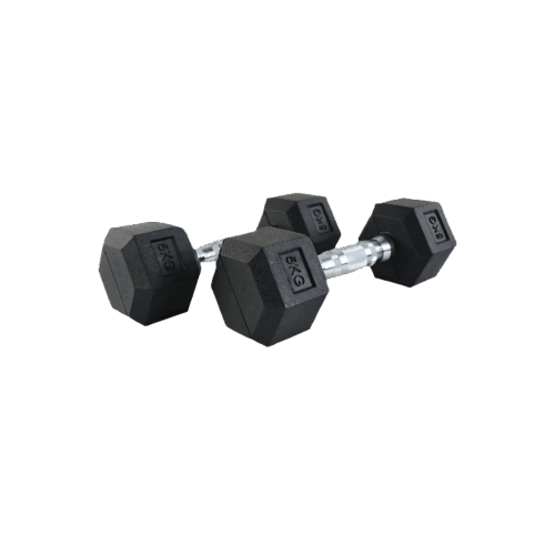 Solid Iron Hex Dumbbell